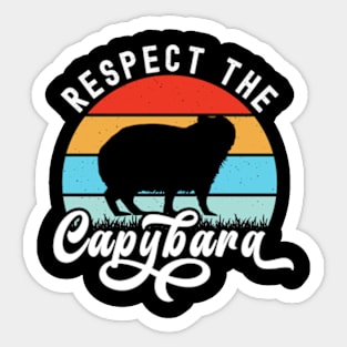 Capybara Shirt Sticker